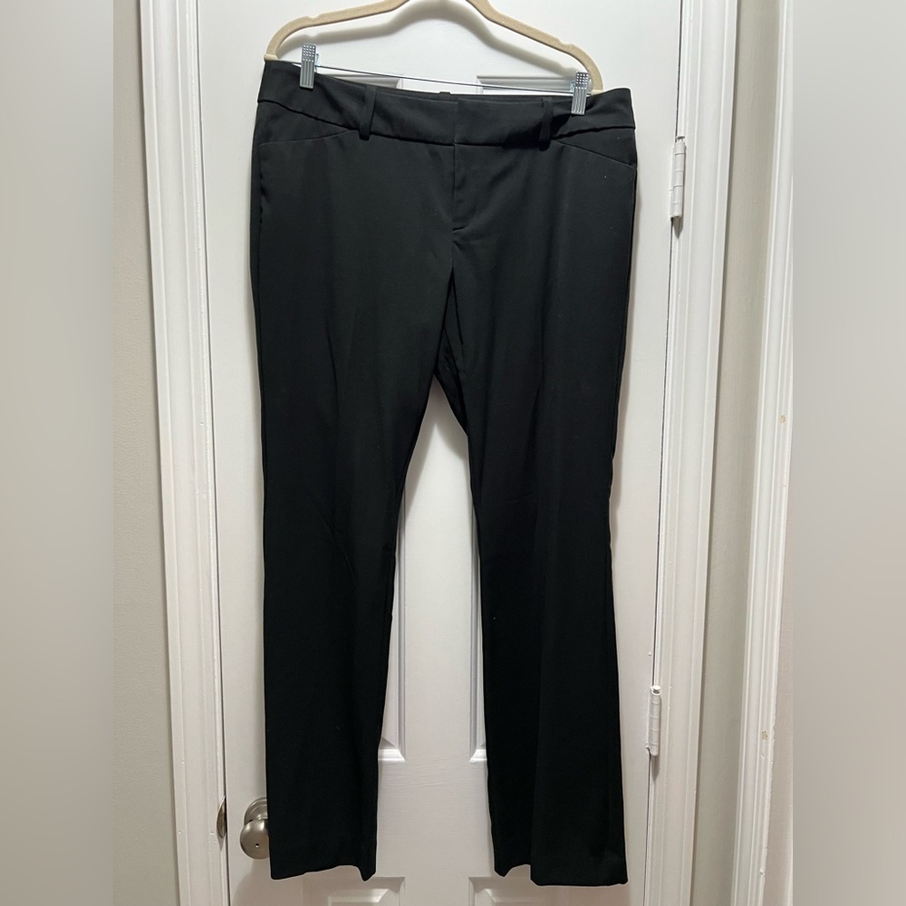 Merona Black Dress Pants Black Trousers size 14